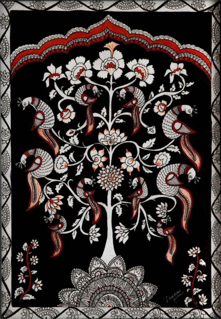 Tree of Life, Kalamkari painting