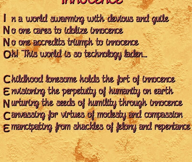 Acrostic: Innocence