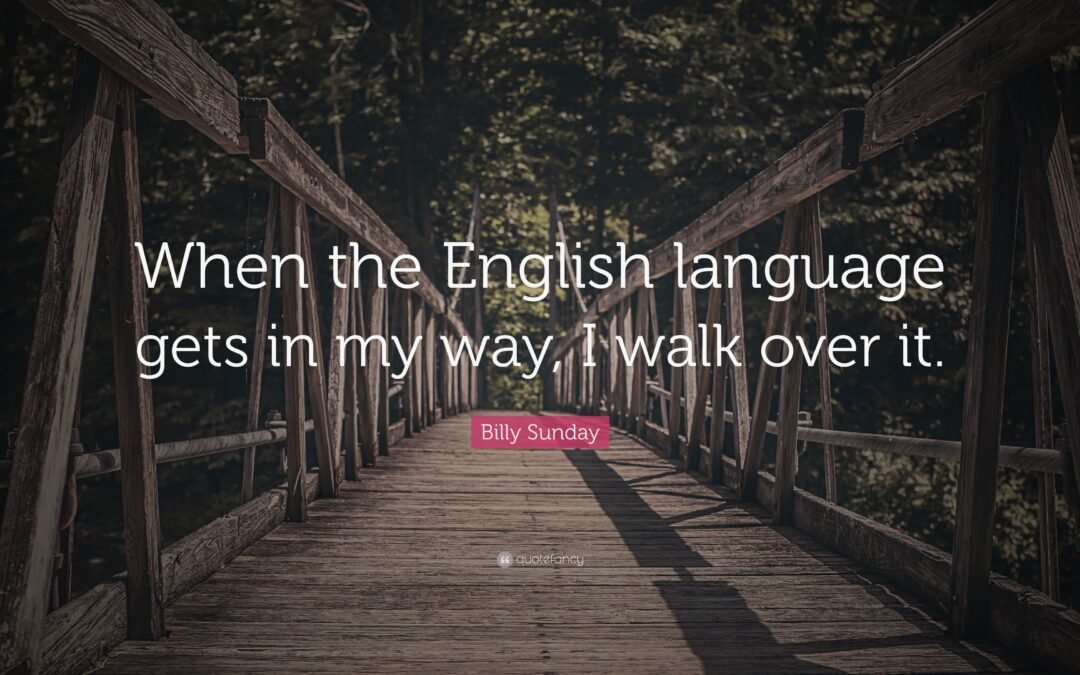 NaPoWriMo Day14: The incongruent language