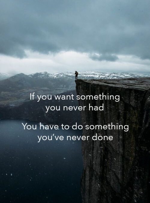 It takes courage