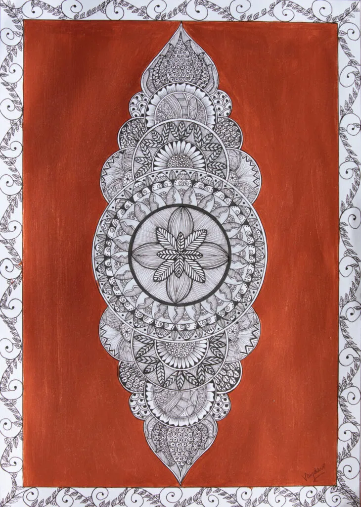 Beyond Prosaic, a Mandala artwork by Vandana Bhasin