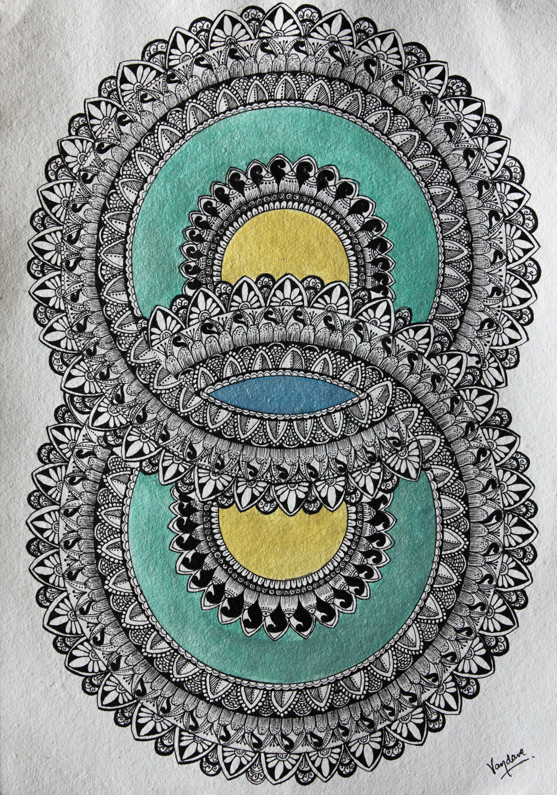 Eternal Harmony, a Mandala artwork by Vandana Bhasin