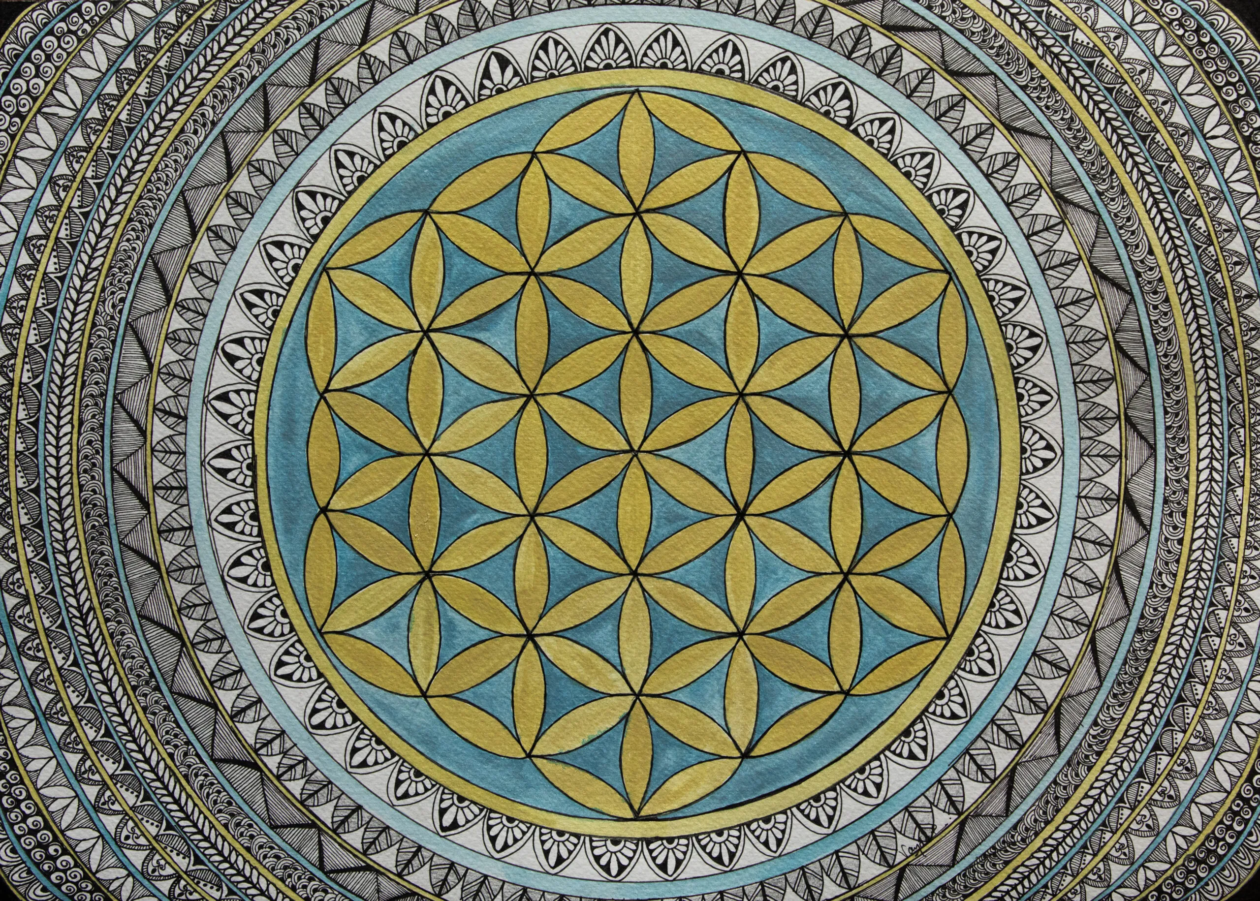 Blessings of the Universe, a Mandala artwork by Vandana Bhasin