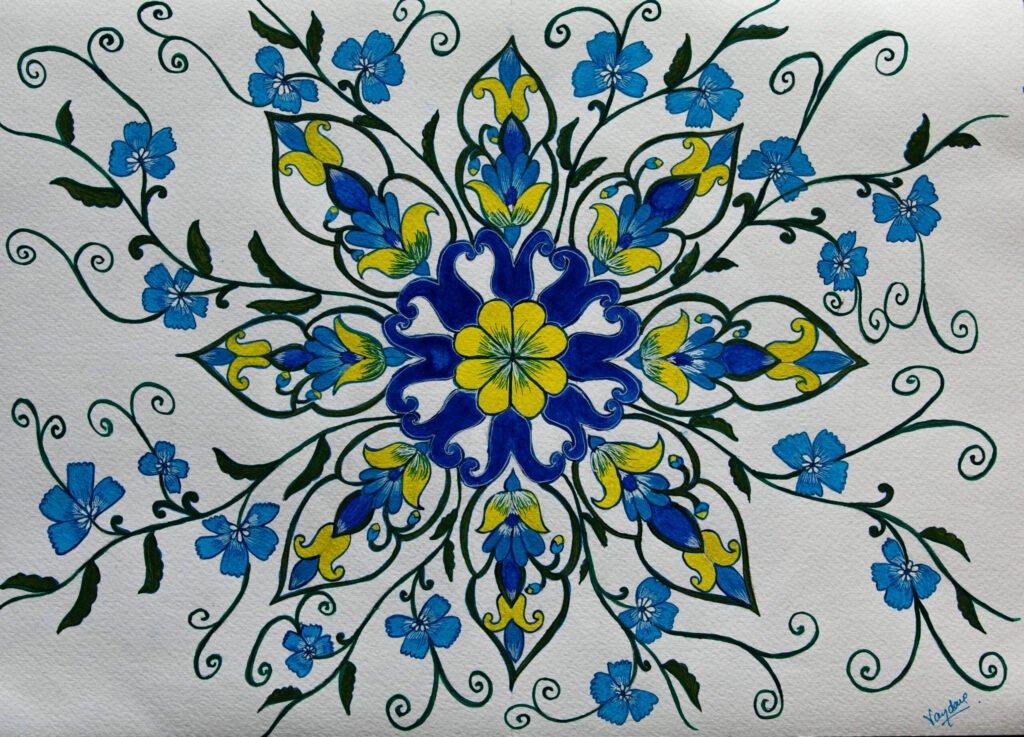 Kalamkari artwork by Vandana Bhasin