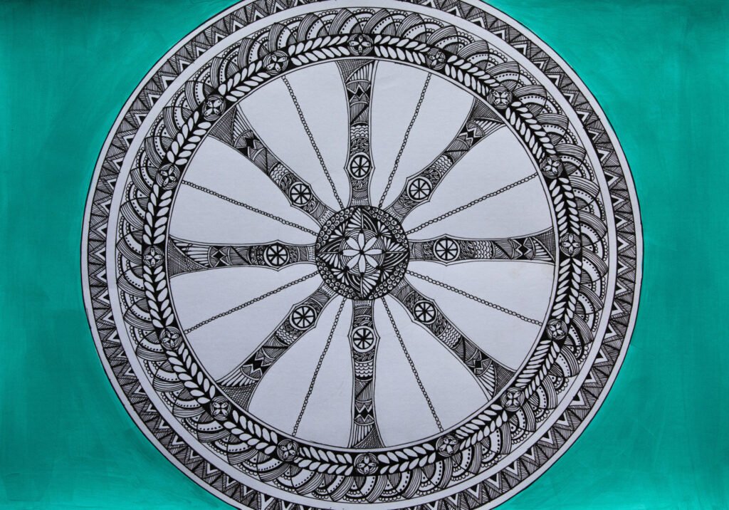 Wheel of Time, mandala artwork