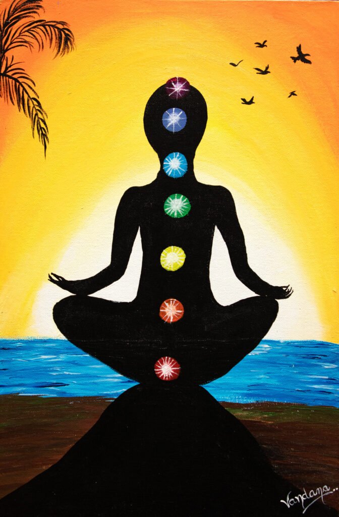 Acrylic artwork by Vandana Bhasin