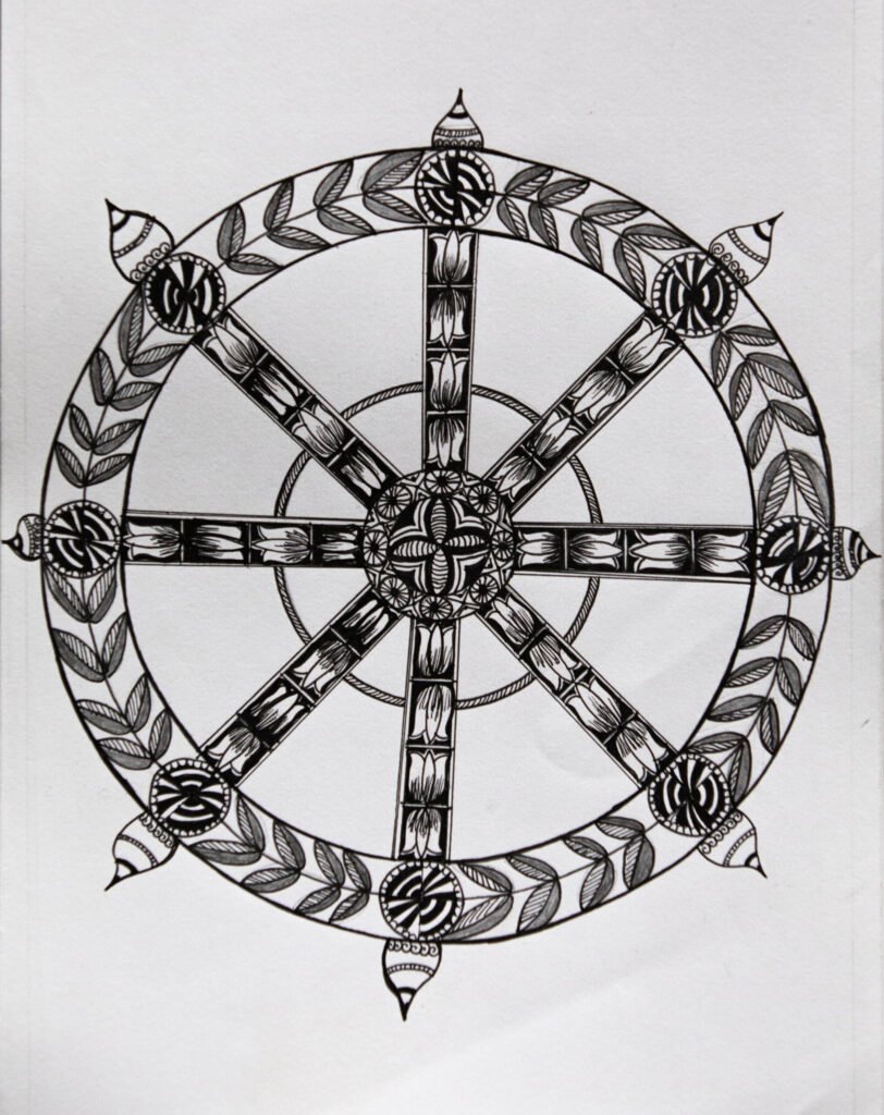 Zentangle Inspired artwork by Vandana Bhasin