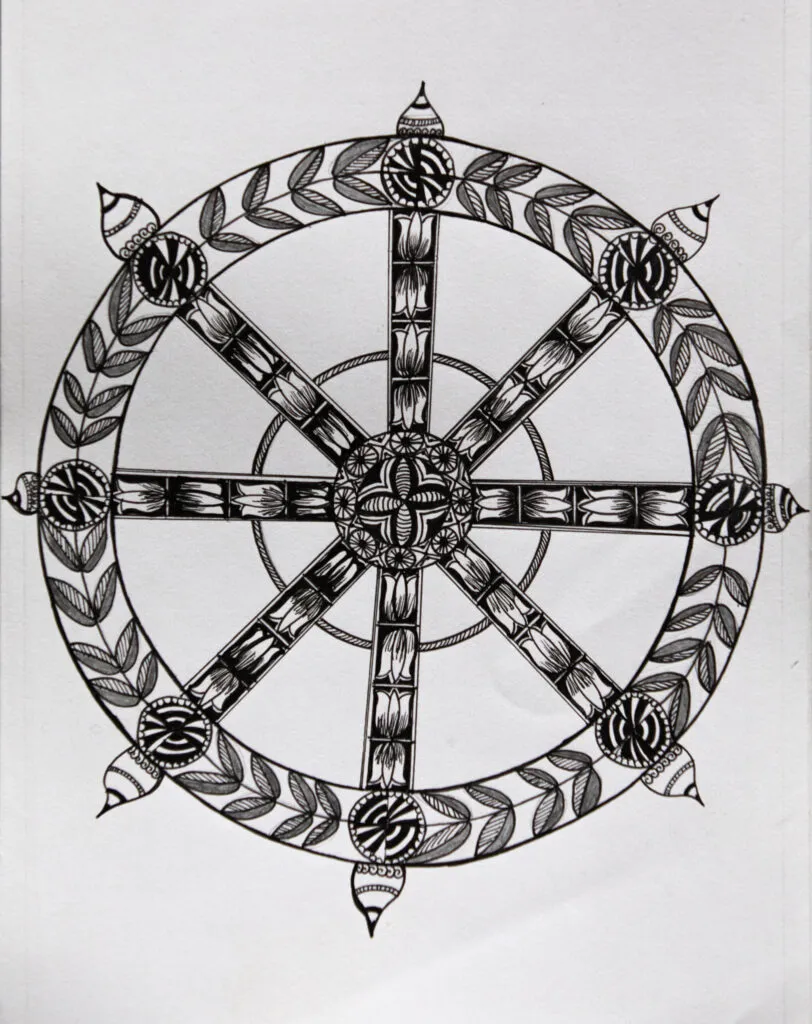 Zentangle Inspired artwork by Vandana Bhasin