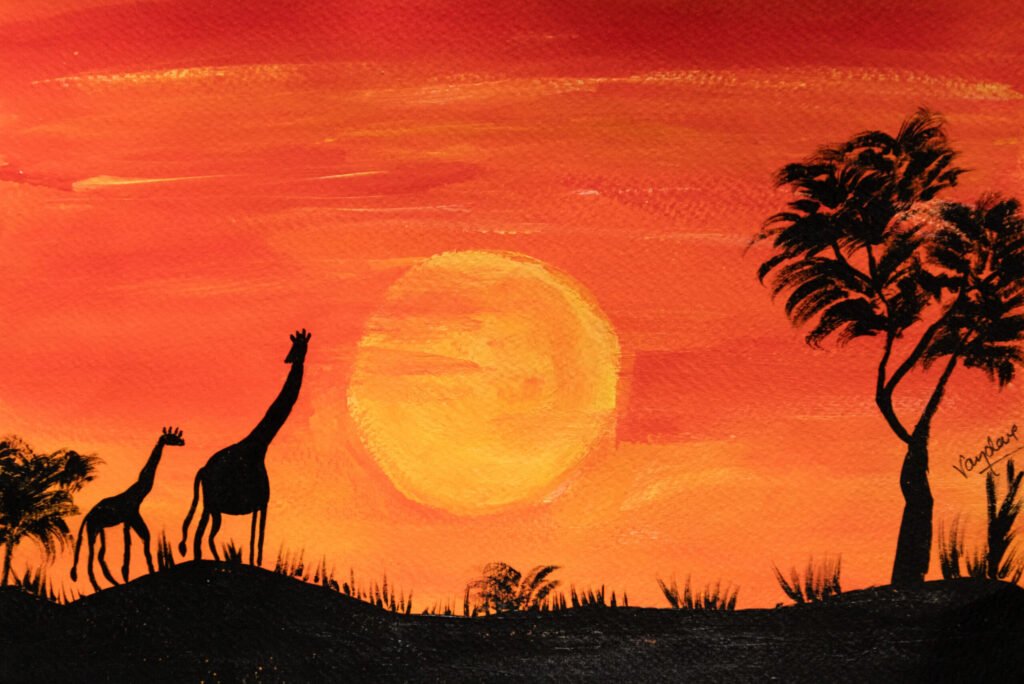 Acrylic artwork by Vandana Bhasin