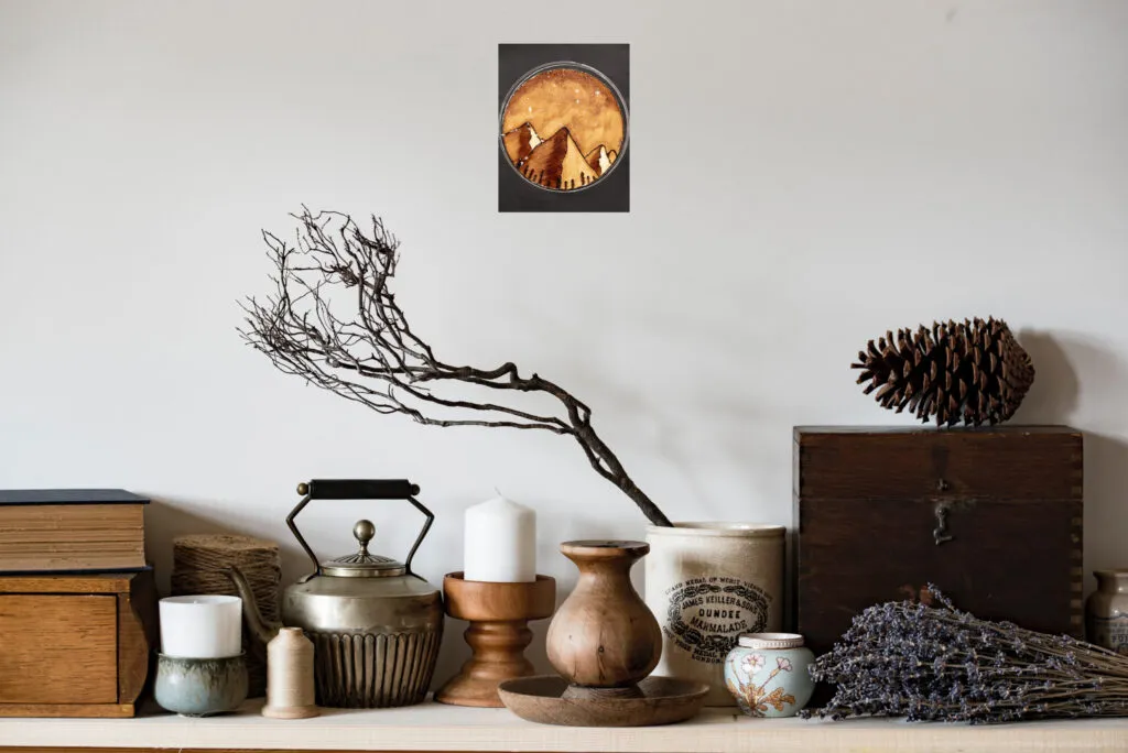 Coffee Painting, alternate view