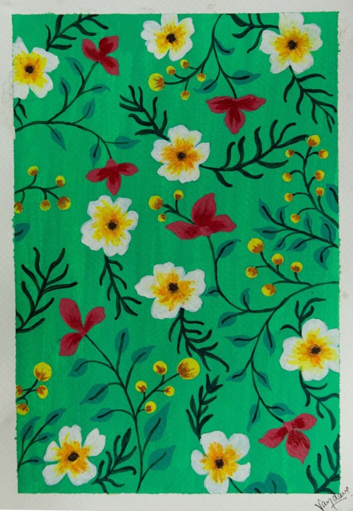Acrylic artwork by Vandana Bhasin