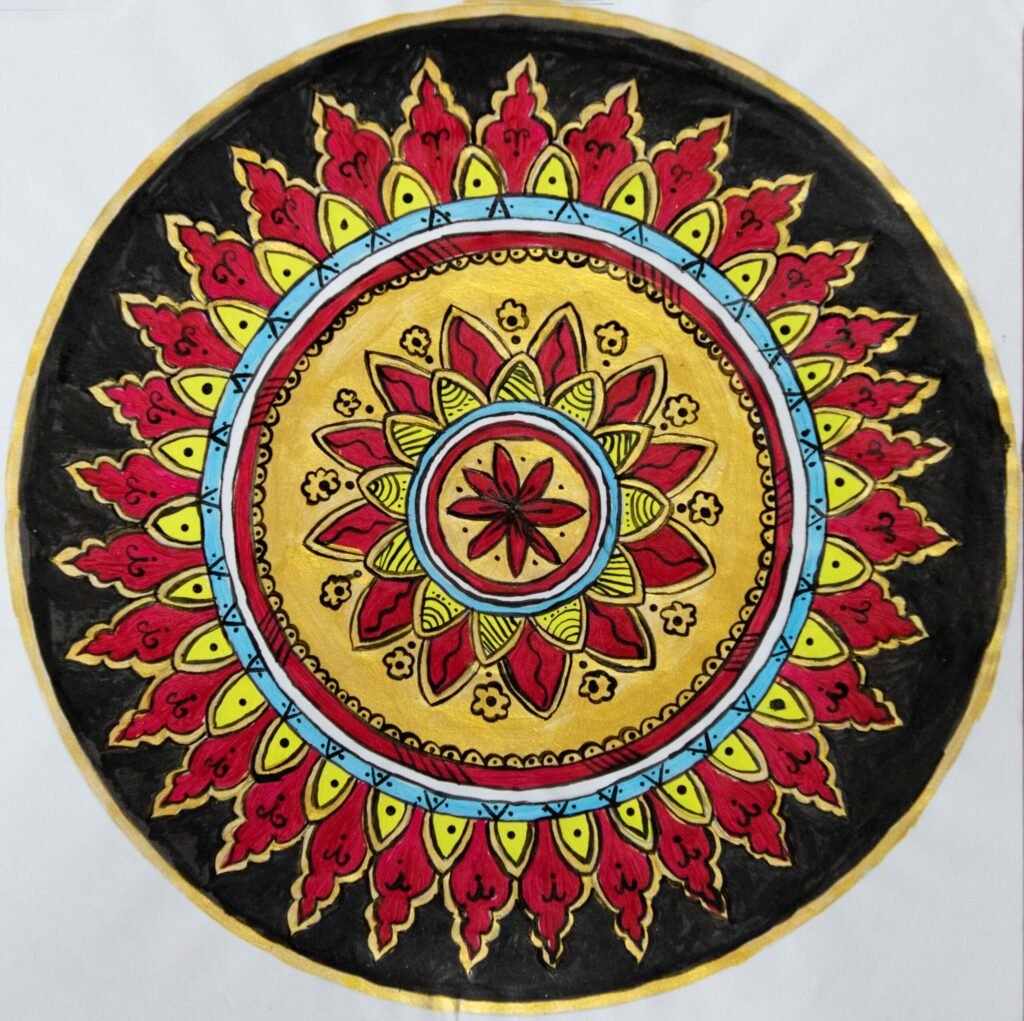 Mandala artwork by Vandana Bhasin